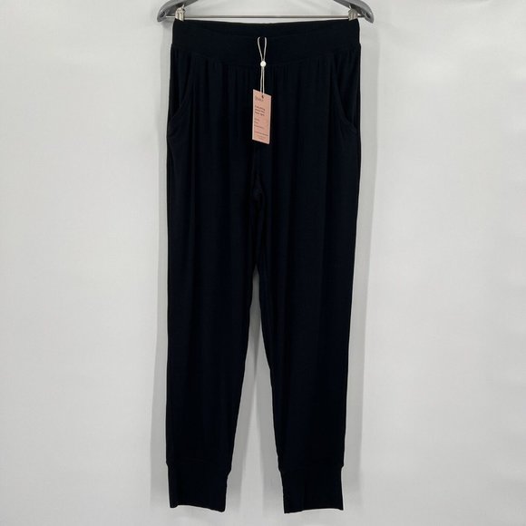 Quince Women’s Black Modal Jersey Lounge Jogger Pants sz XL NWT 7/8 Length - Picture 1 of 5